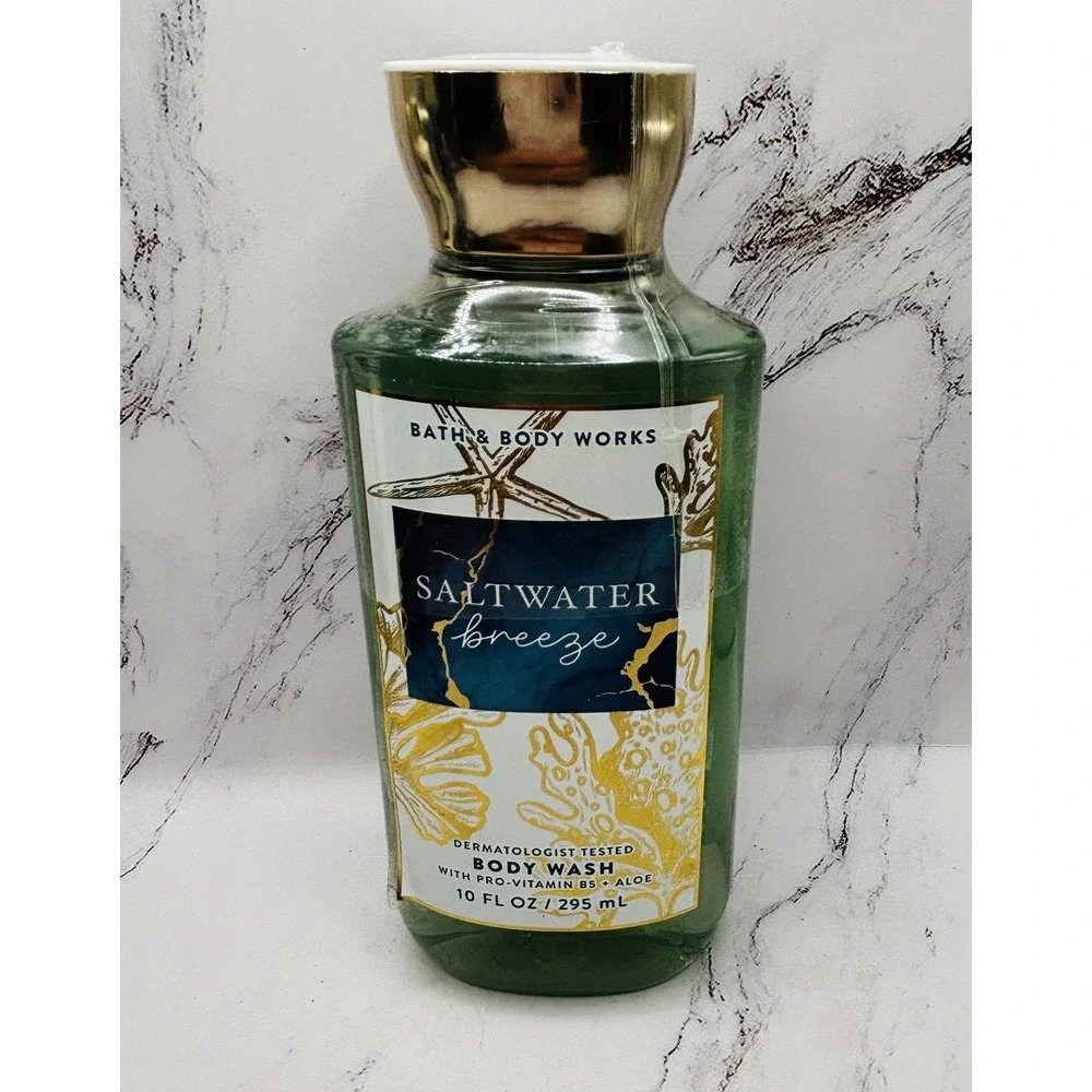 Bath & Body Works Saltwater Breeze 3pc Set Fragrance Mist Lotion Body Wash